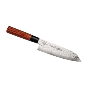 Coltello Originale Tsubazo Japanese Knife CUCINA GIAPPONESE SANTOKU CM.17,6
