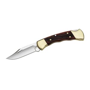 Coltello Buck Knife FOLDING RANGER FINGER GROOVED 112BRSFG