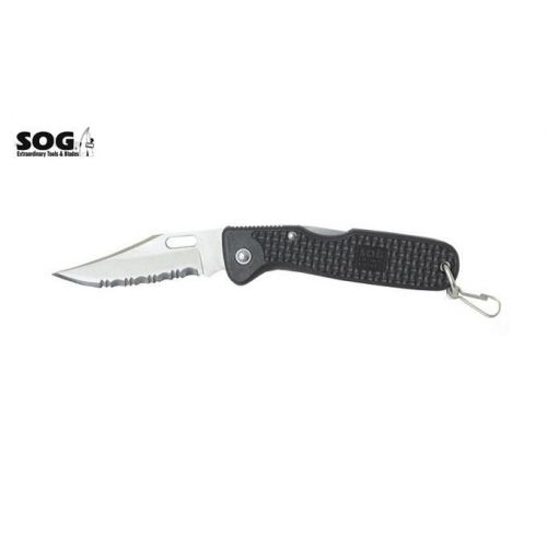 SOG Knife Coltello Scout Outdoor MINI E-CLIPS SERR.