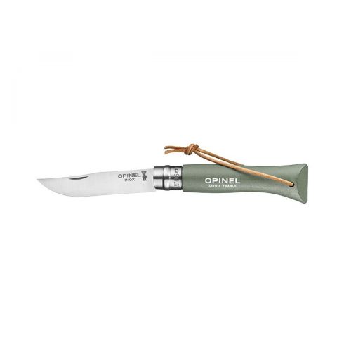 Coltello Opinel Folding Knife N.6 LAMA INOX BAROUDEUR SAUGE